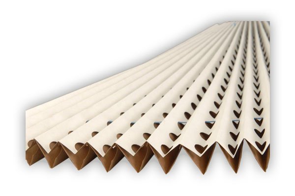 Filtro para extracción de papel plisado en acordeón marca andreae. ANDREAE: Filtro de papel plisado en acordeón