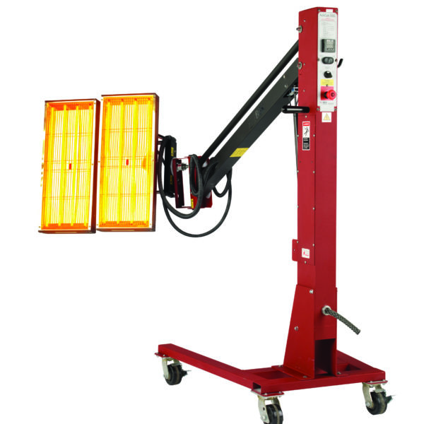 La lámpara de pedestal móvil AutoCure ™ 3000II proporciona un proceso de curado infrarrojo a través del uso de emisores y reflectores especialmente diseñados. Esta unidad está diseñada específicamente para secar áreas de difícil acceso. Incorpora la tecnología de control de temperatura de la superficie del producto BGK para la precisión y consistencia del proceso, además de estar diseñados y construidos para estándares aceptables de la industria. AutoCure™ 5000II - Móviles