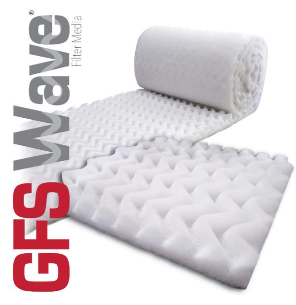 Filtro para extracción de pintura en pads de poliéster tipo wave marca GFS. Filtro Wave GFS