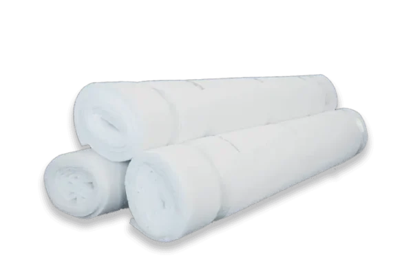 Filtro en rollo de poliéster difusor de aire pare techo de cabinas de pintura