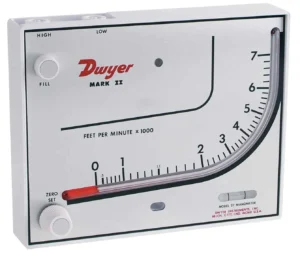 Manómetro diferencial de presión Dwyer - cabinas de pintura