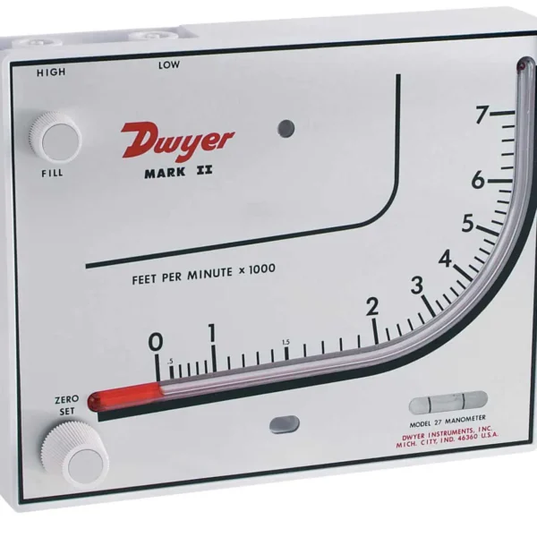 Manómetro diferencial de presión Dwyer - cabinas de pintura