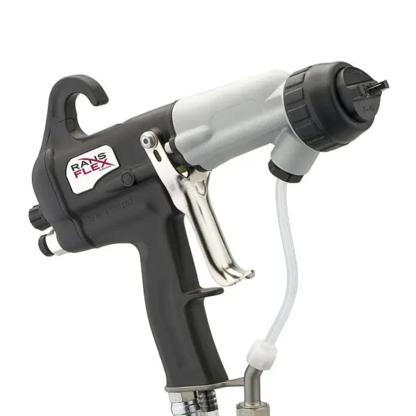 Pistola electrostática aplicación cabinas de pintura