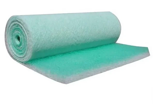 Filtro Fibra de Vidrio en Rollo Verde para cabinas de pintura