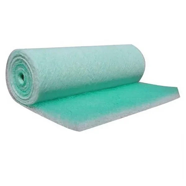 Filtro Fibra de Vidrio en Rollo Verde para cabinas de pintura
