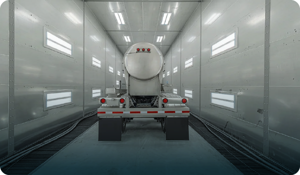camion con contenedor
