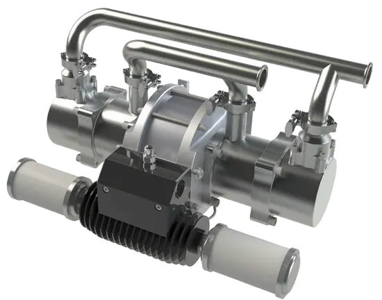 Bomba de piston Horizontal Maple 3:1 para cabinas de pintura